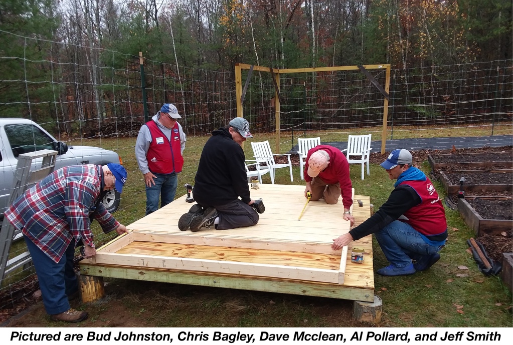 Tool Men Help Build Tool&nbsp;Shed