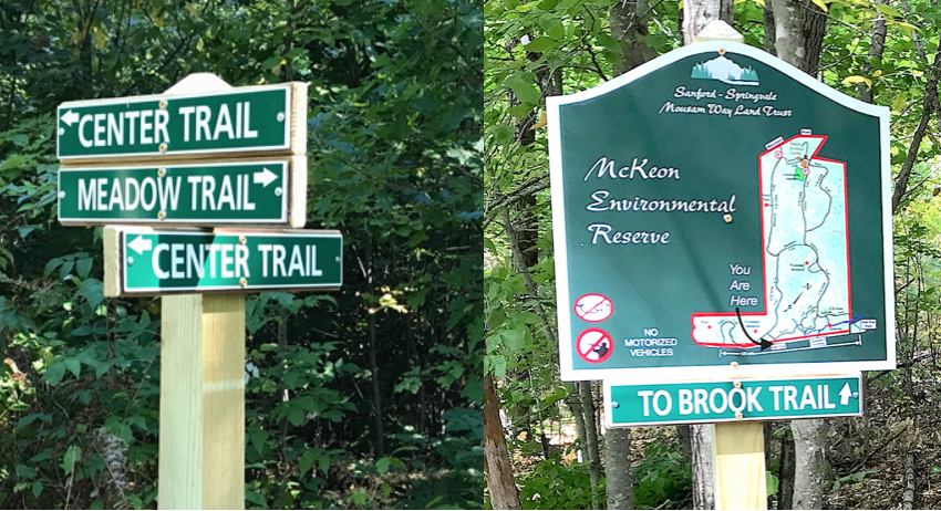 Trail Signs Installed at McKeon&nbsp;Reserve